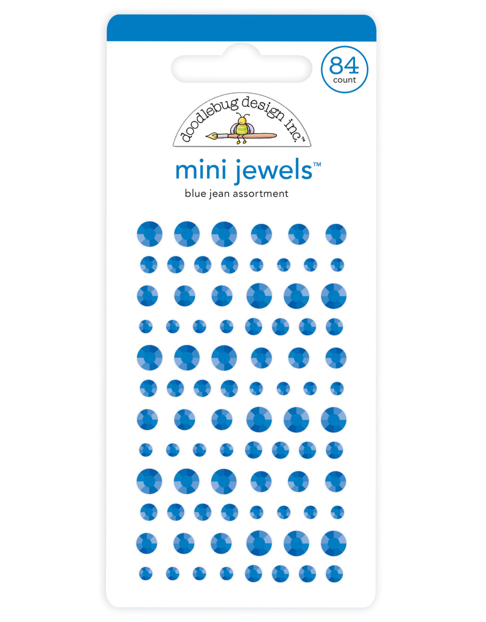Doodlebug Design blue jean mini jewels