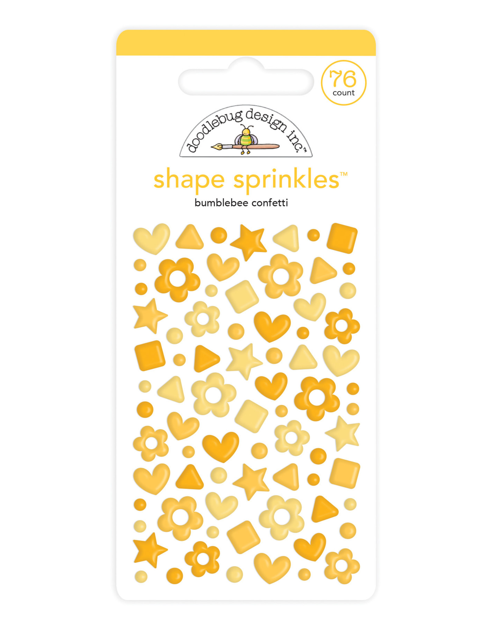 Doodlebug Design bumblebee confetti shape sprinkles