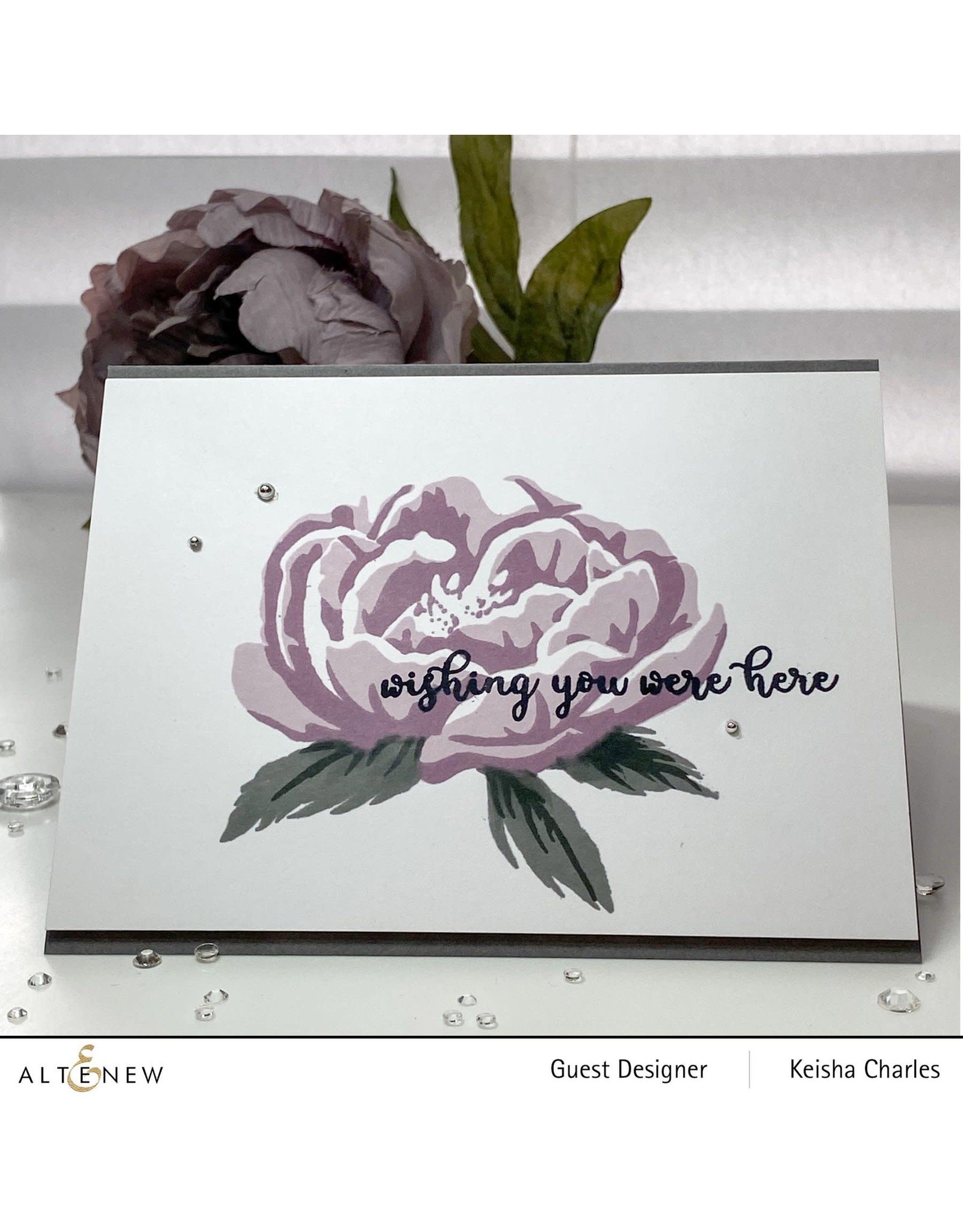 ALTENEW Build-A-Flower: Peony Layering Stamp & Die Set