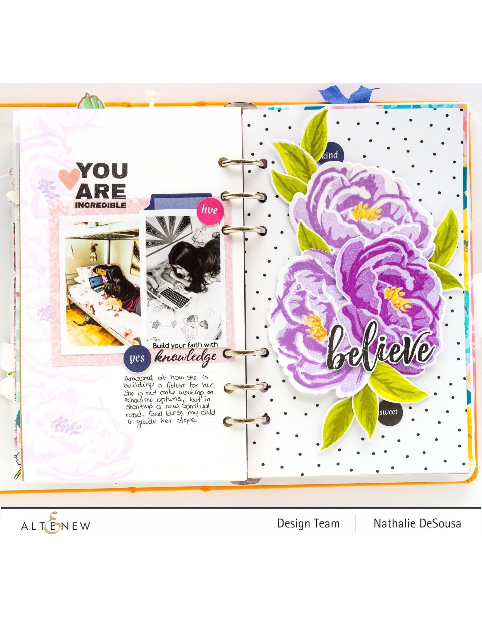 ALTENEW Build-A-Flower: Peony Layering Stamp & Die Set