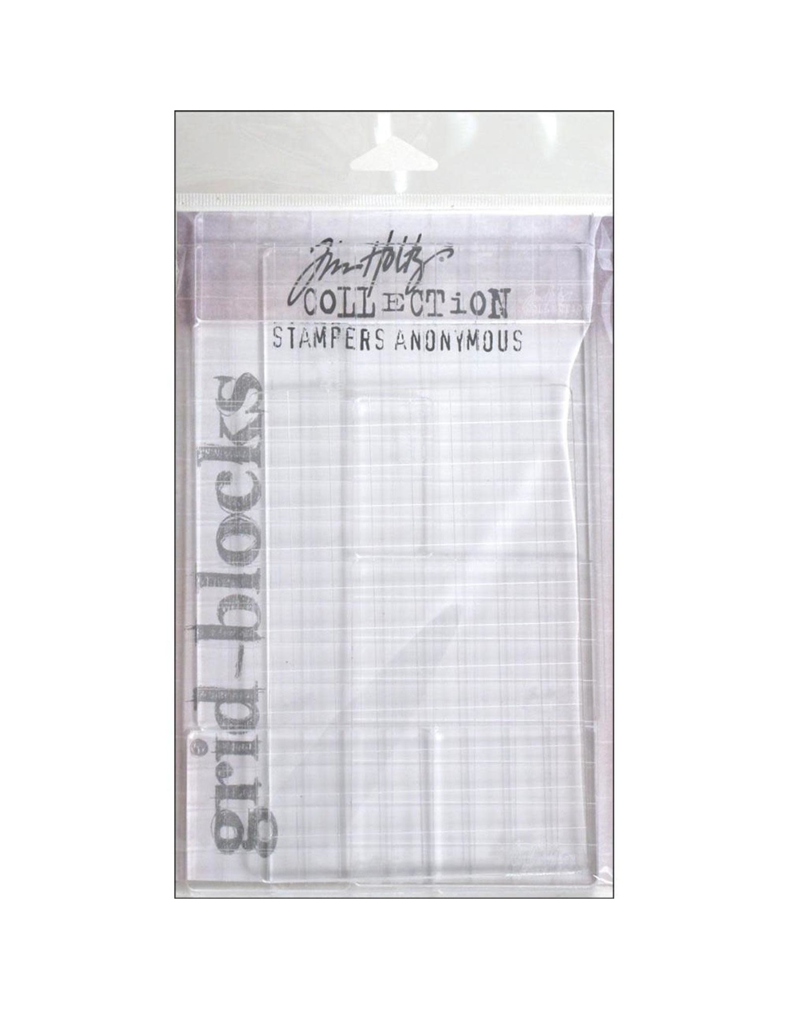 Tim Holtz - Stampers Anonymous ACRYLIC BLOCK SET-9