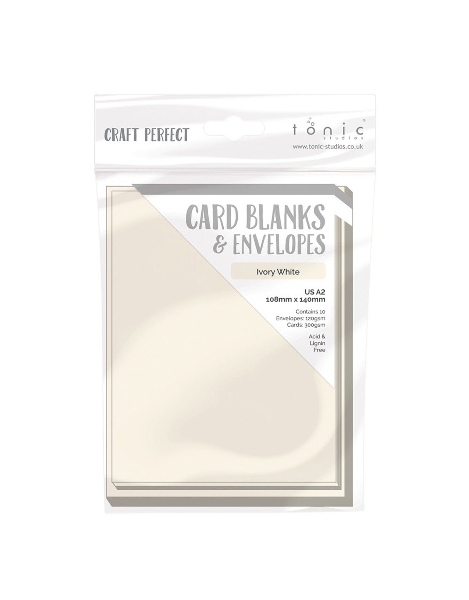 A2 Card Blanks, Ivory White