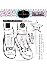 Colorado Craft Company Clear Stamp, Big & Bold - Ruby Slippers