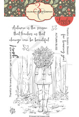 Colorado Craft Company Clear Stamp, Lovely Legs - Autumn Season Leaves