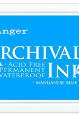 Ranger Archival Ink Pad Manganese Blue