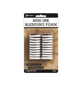 Ranger Mini Blending Foam 1" Replacement Round 20Pkg