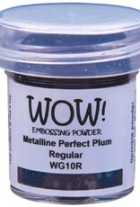 WOW! WOW!  Embossing Powder - Metalline Perfect Plum