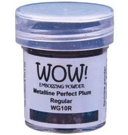 WOW! WOW!  Embossing Powder - Metalline Perfect Plum