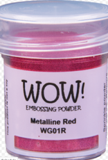 WOW! WOW!  Embossing Powder - Metalline Red