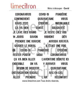 Limecitron Word Sheet - Covid 19 - White