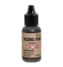 Tim Holtz - Ranger Alcohol Pearl Ink 1/2 oz Smolder