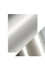 8.5X11 Mirror Cardstock, Gloss - Chrome Silver (5/Pk)