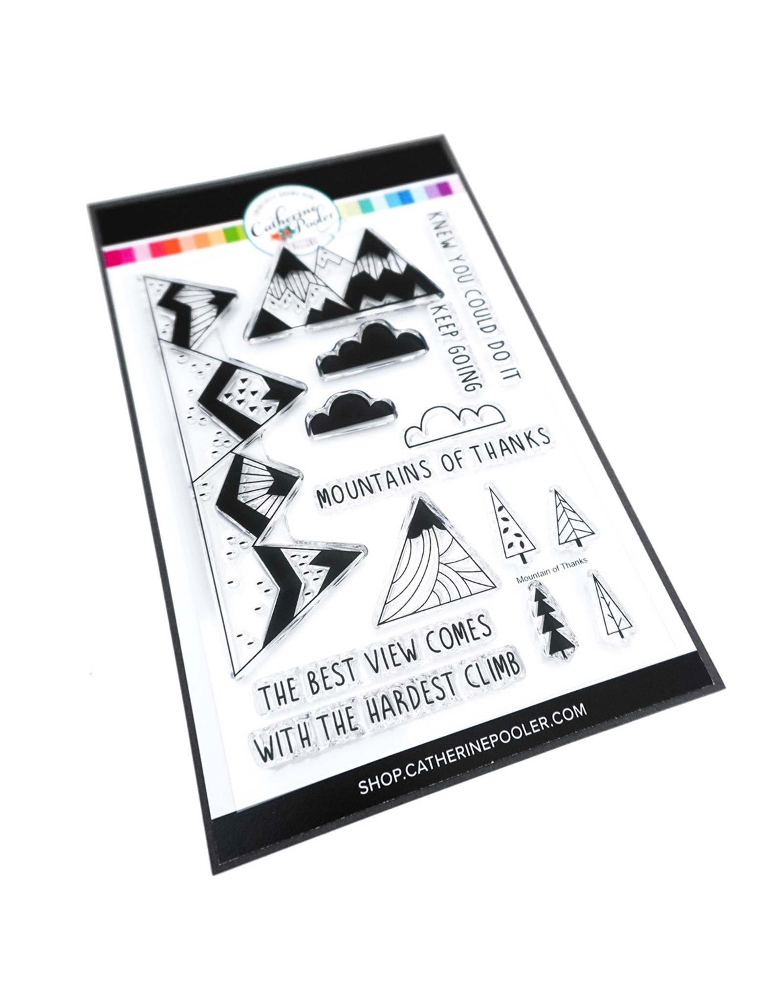 Catherine Pooler Designs Mountain of Thanks Stamp Set