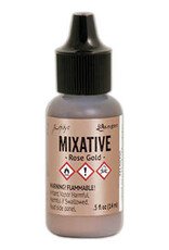 Tim Holtz - Ranger Alcohol Ink Metal Mixative 1/2 oz - Rose Gold
