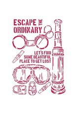 Stamperia Thick Stencil - Lady Vagabond Escape The Ordinary