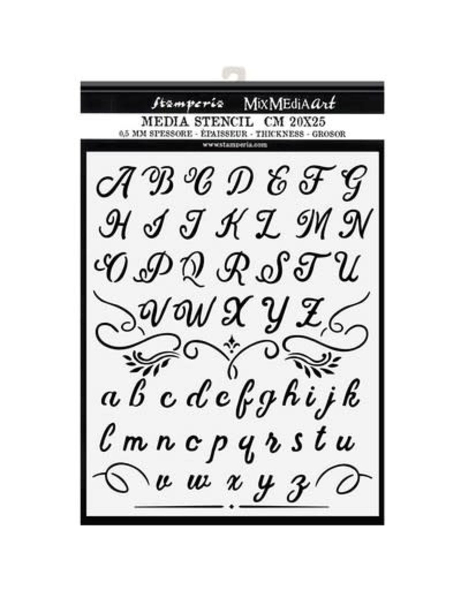 Thick Stencil Alphabet The Nic Nook