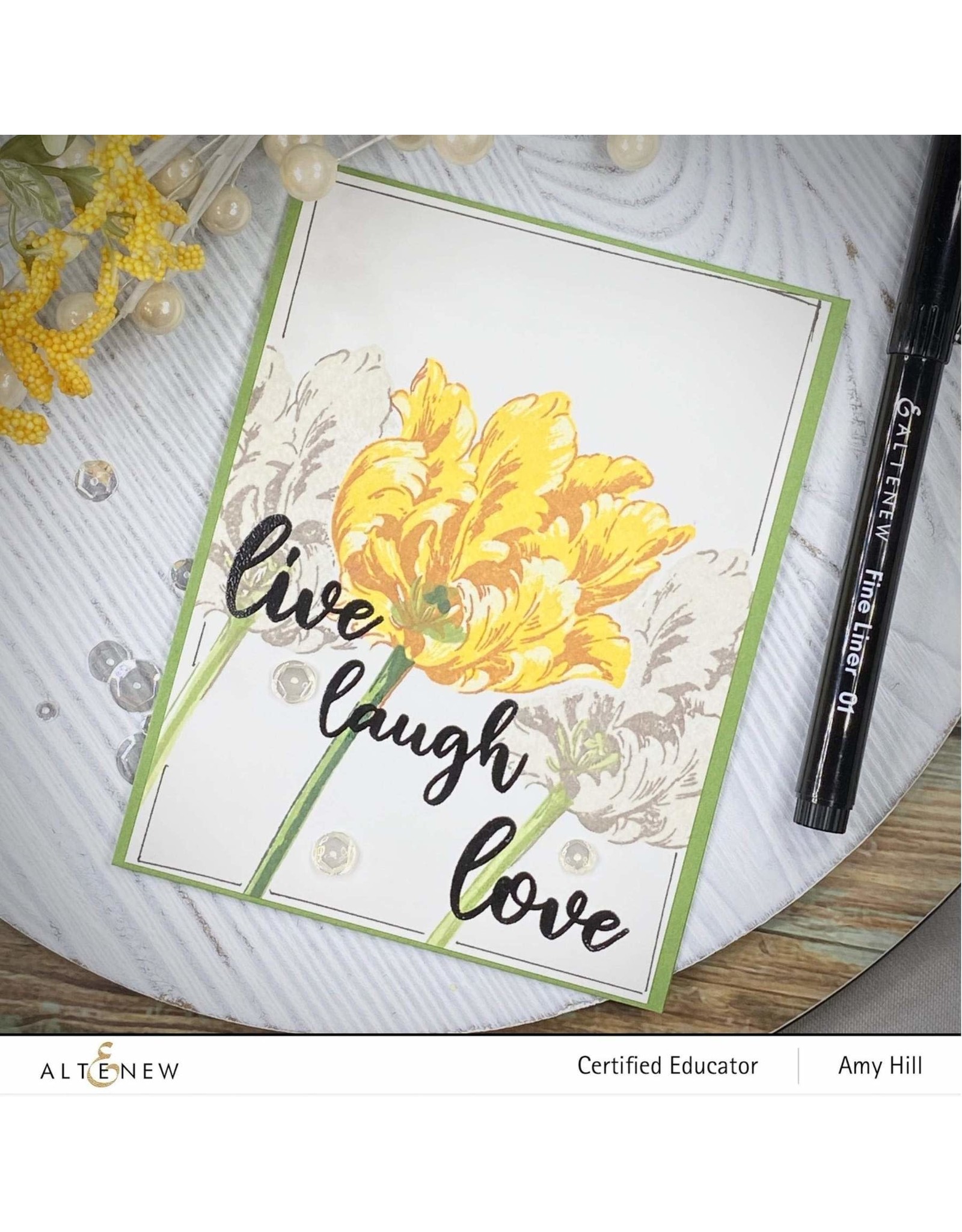 ALTENEW Build-A-Flower: Parrot Tulips Layering Stamp and Die Set