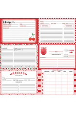 PHOTOPLAY 12X12 Recipe Card Paper, Happy Fruit - Red