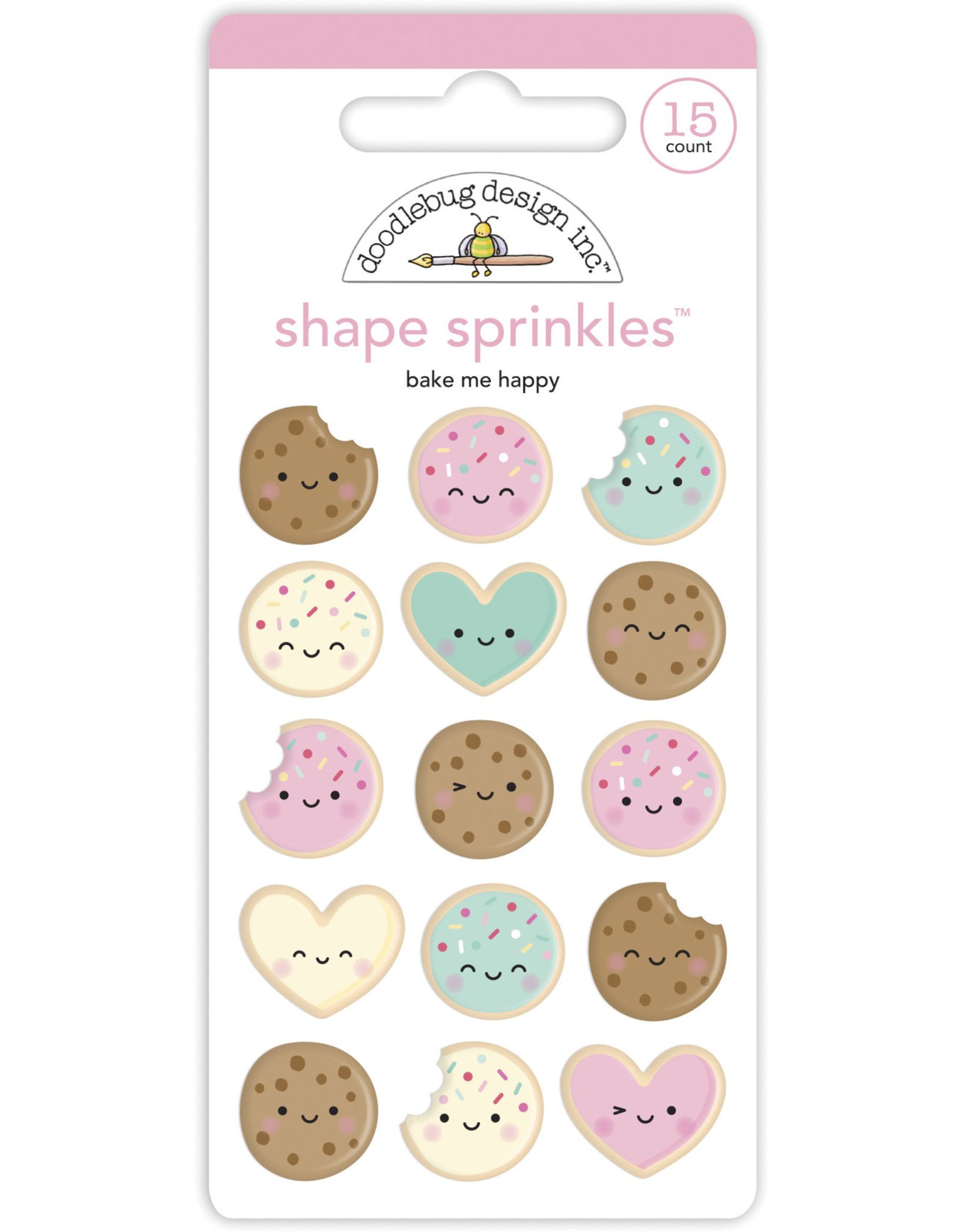 Doodlebug Design bake me happy shape sprinkles