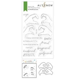 ALTENEW A Little Bit of Love Stamp & Die & Coloring Stencil Bundle