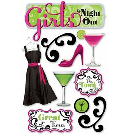 PAPER HOUSE PRODUCTIONS Girls Night Out - 3D Stickers
