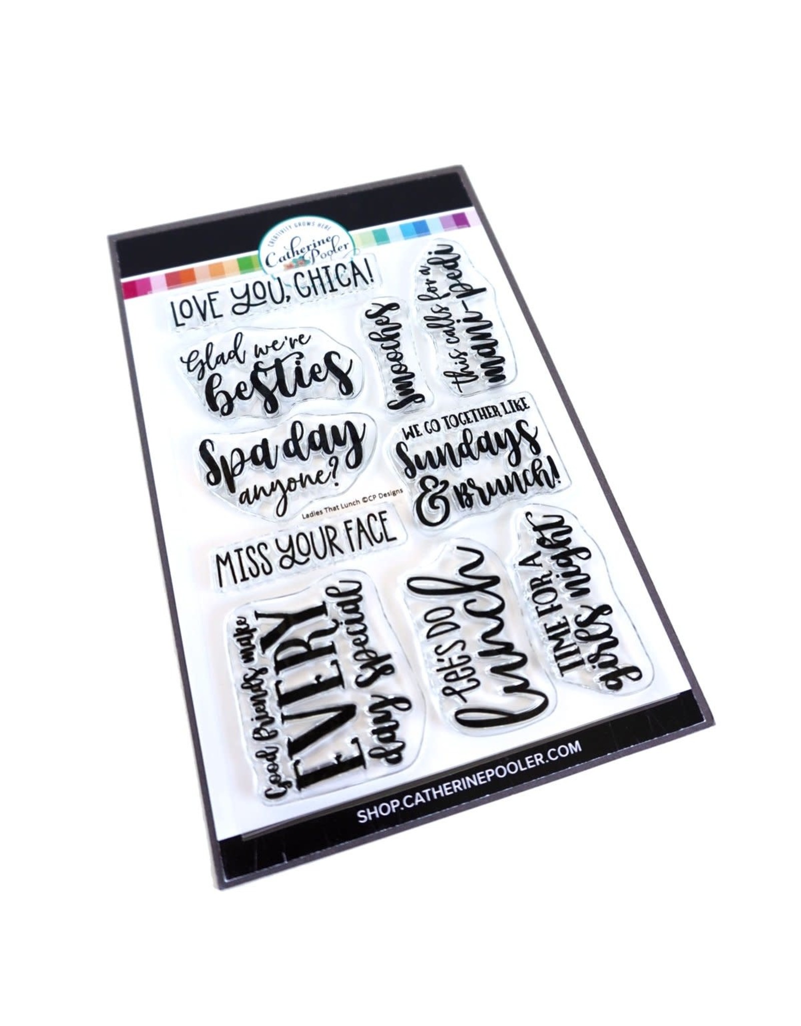 Catherine Pooler Designs Ladies That Lunch Sentiments Stamp Set