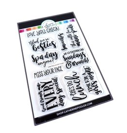 Catherine Pooler Designs Ladies That Lunch Sentiments Stamp Set