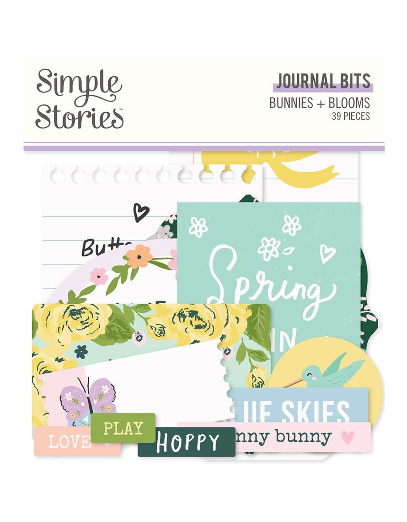 Simple Stories Bunnies + Blooms Journal Bits