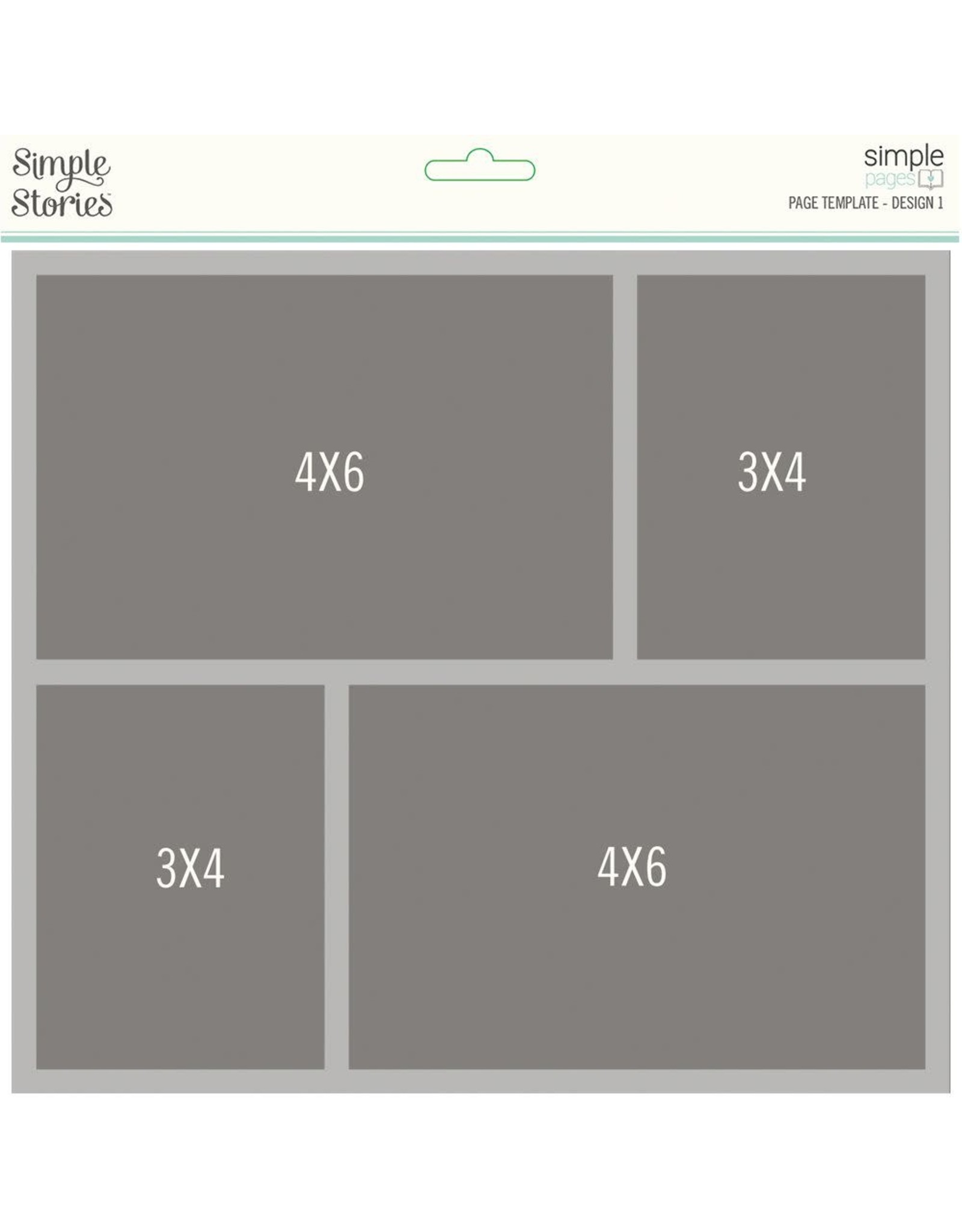 Simple Stories Simple Pages Page Template - Design 1