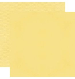 Simple Stories Color Vibe 12X12 Textured Cardstock - Buttercup