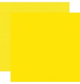 Simple Stories Color Vibe 12x12 Textured Cardstock - Yellow