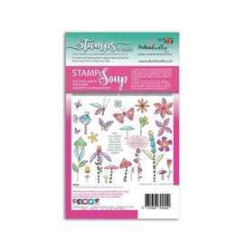 Polkadoodles Garden Glory Stamp Soup - 24 clear stamp