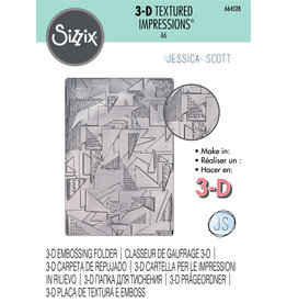 Sizzix Sizzix 3D Textured Embossing Folder: Doodle Triangles