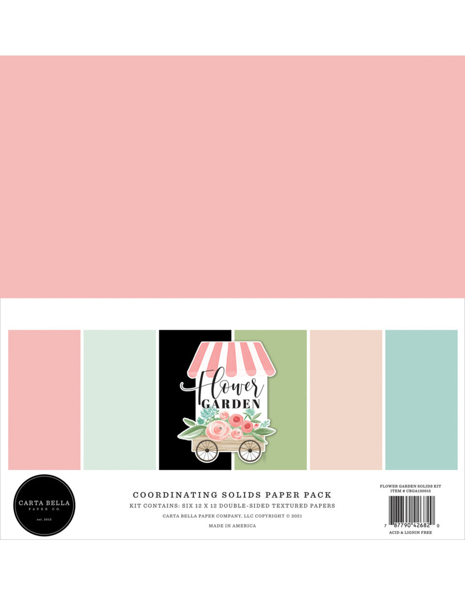 8x8 garden kit on Carta Bella Flower Garden Solids Kit The Nic Nook