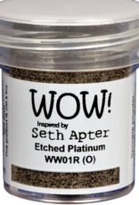 WOW! WOW!  Embossing Powder -  Special Color - Etched Platinum