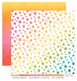 Cocoa Vanilla 12X12 Patterned Paper, Sunkissed - Summer Lights