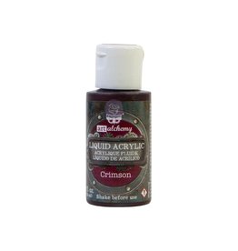PRIMA MARKETING INC Art Alchemy - Liquid Acrylics - Crimson - 1 bottle, 30ml