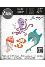 Tim Holtz - Sizzix Thinlits Colorize  Under the Sea No. 1