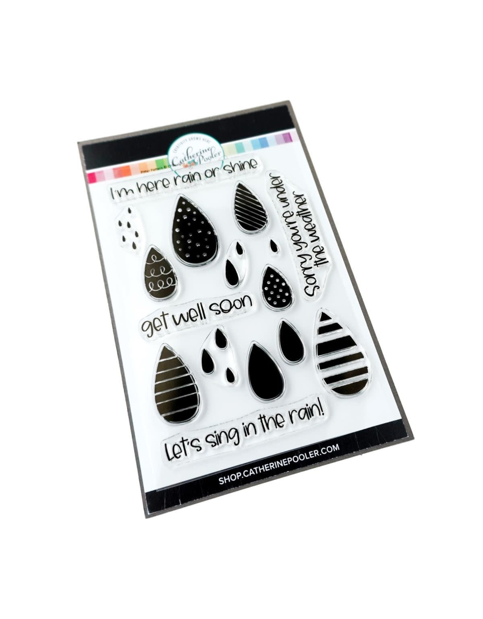 Catherine Pooler Designs Calling for Drizzle Pitter Patterns Stamp Set