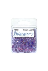 Buttons Galore & More SHIMMERZ - UNICORN