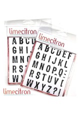 Limecitron Alphabet massif Stamp