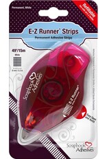 Scrapbook Adhesives E-Z Runner Permanent Strips Refillable Dispenser-small red