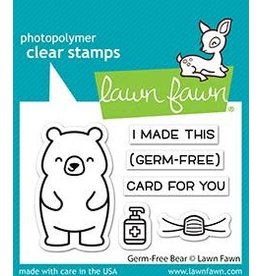 Lawn Fawn Germ Free Bear - Clear Stamps