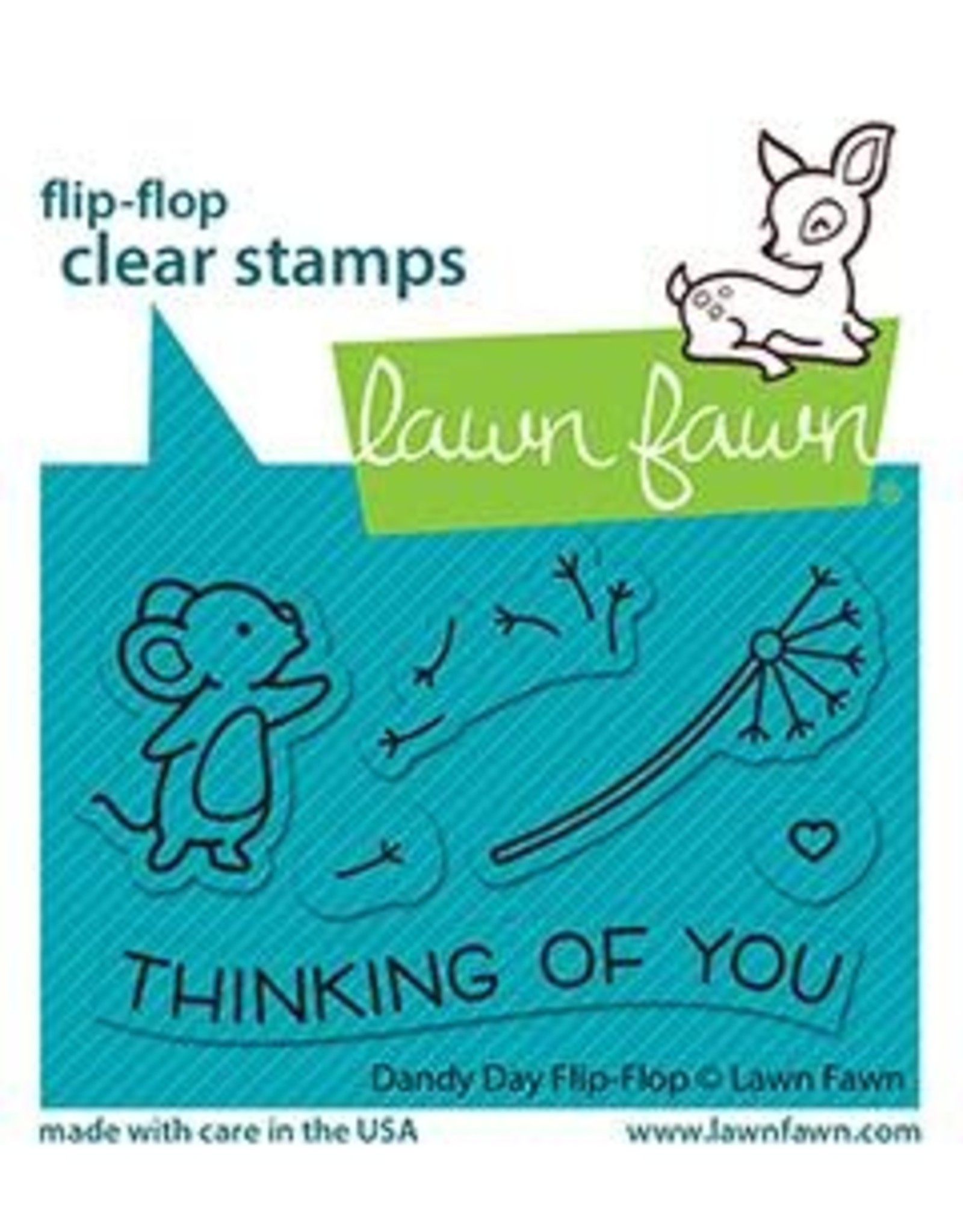 Lawn Fawn Dandy Day Flip-Flop - Clear Stamps