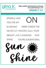 Gina K. Designs Sunshine MINI Stamps