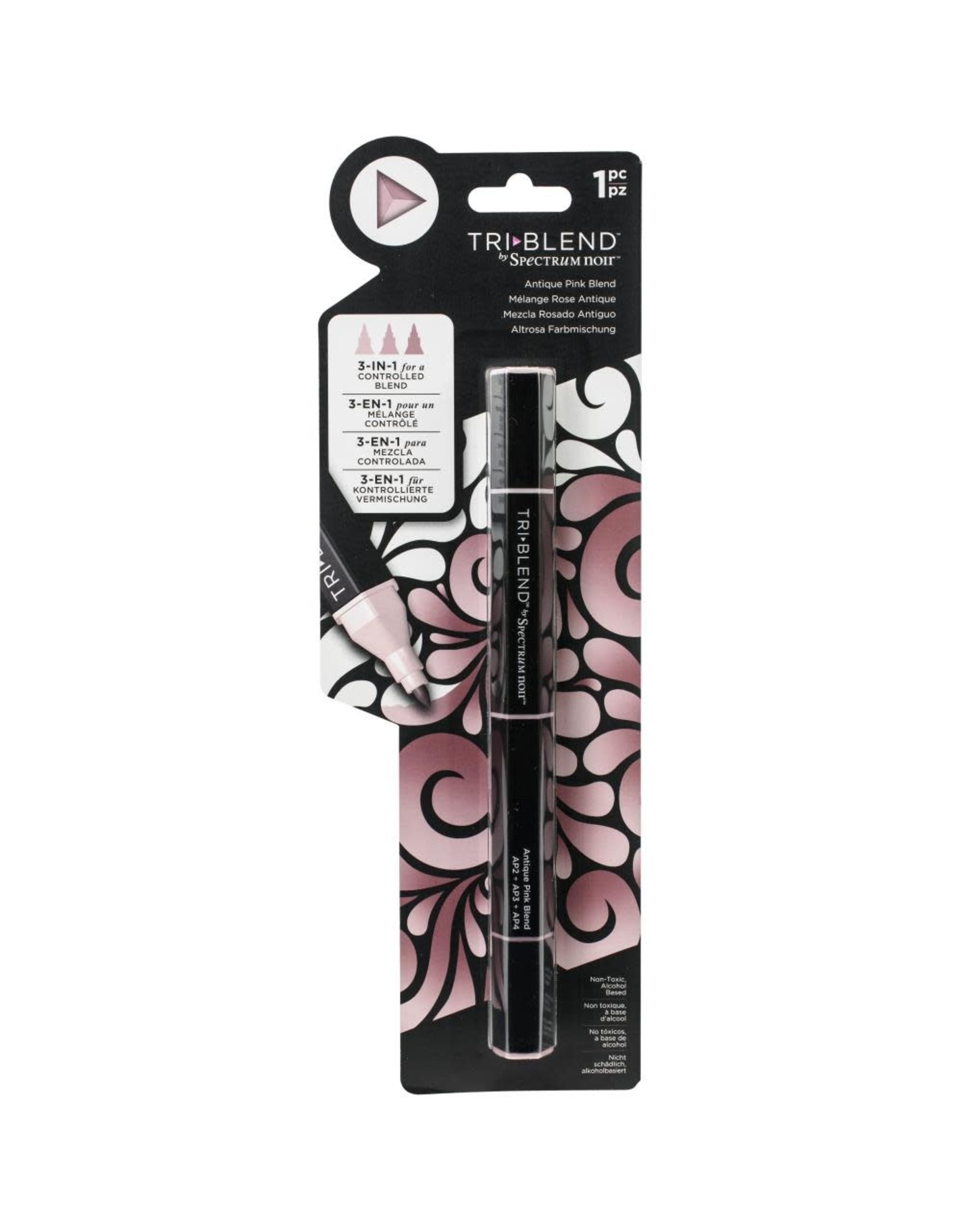 SPECTRUM NOIR Triblend Marker - Antique Pink Blend