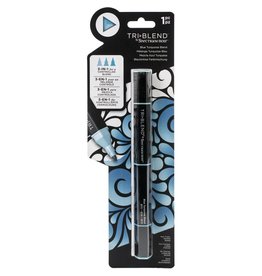 SPECTRUM NOIR Triblend Marker -  Blue Turquoise Blend