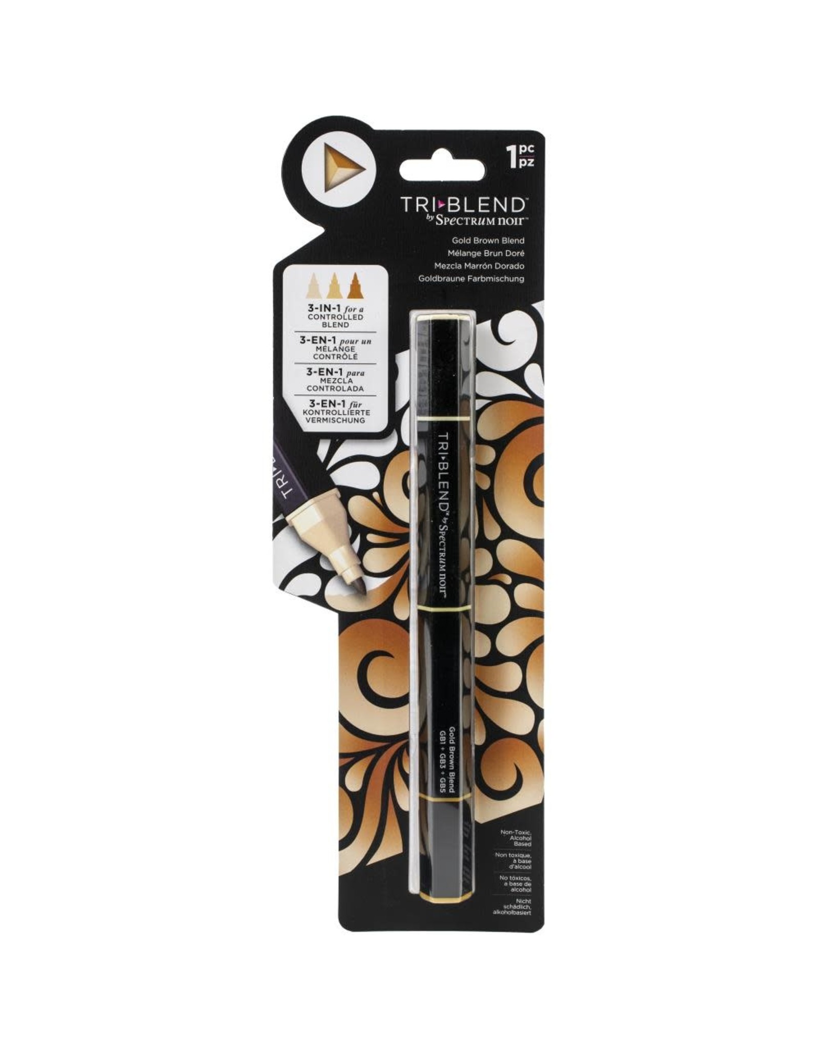 SPECTRUM NOIR Triblend Marker - Gold Brown Blend