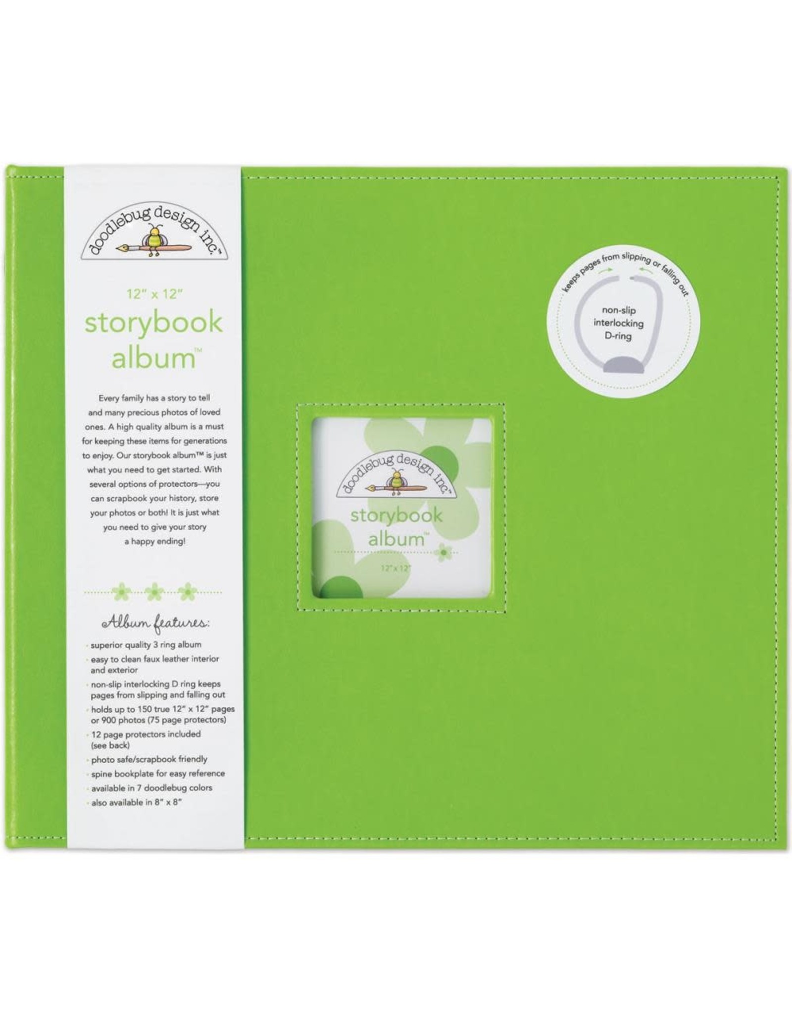 Doodlebug Design 12x12  Storybook Album  - Limeade