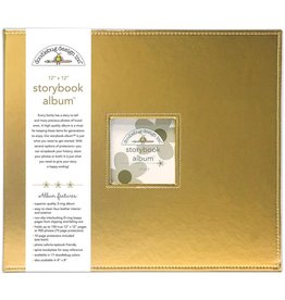 Doodlebug Design 12x12  Storybook Album  - Gold